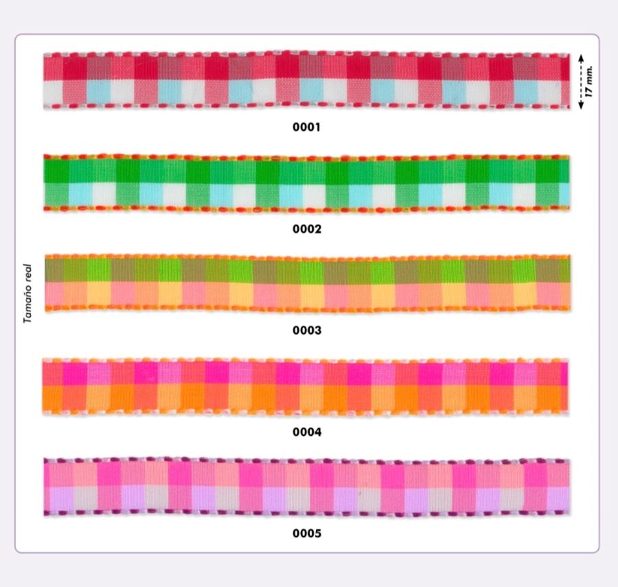 Lazo de vichy multicolor | 1917