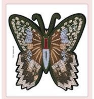 Mariposa bordada | 298