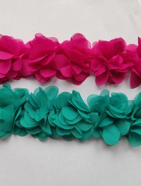 Cinta con flores en 3D | 1713