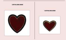 Corazones terciopelo | 914