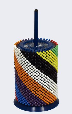 Alfileres con cabeza de bolita de colores | 298