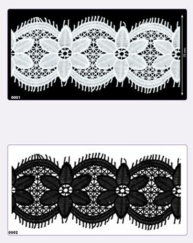 Encaje floral poliester | 1198