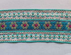 Turquesa con tachuela y brillo | 298