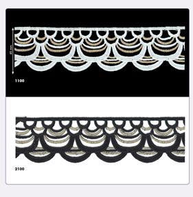 Encaje poliester  | 1198